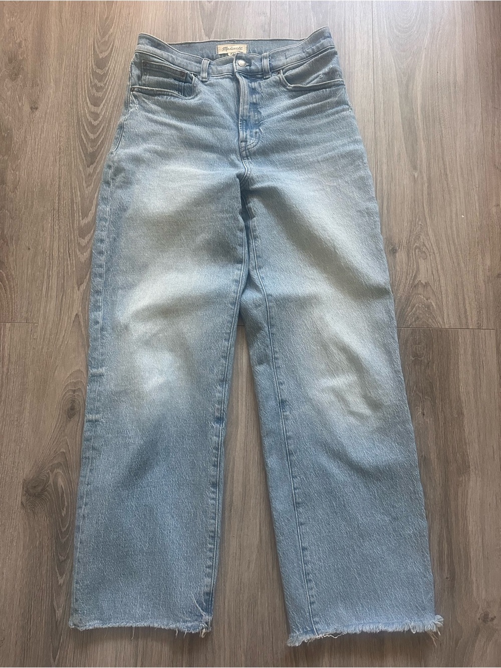 Madewell Light Blue Wide-Leg Jeans
